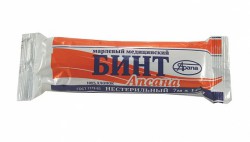 Бинт нестерильный р. 7мх14см 32 г/м кв.