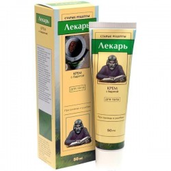 Крем Лекарь с бадягой при синяках и ушибах 50 мл