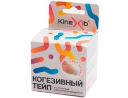 Бинт нестерильный Kinexib Когезив тейп когезивный стягивающий р. 4.5мх5см