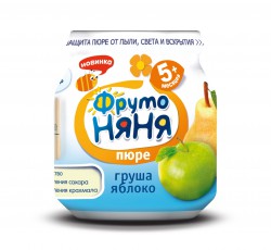Пюре Фрутоняня груша яблоко с 5 мес 100 г