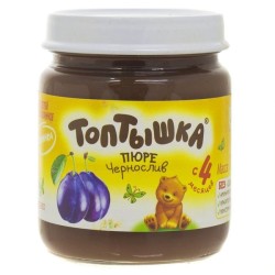 Пюре Топтышка чернослив с 4 мес 100 г