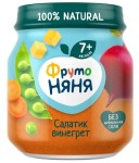 Пюре, Фрутоняня 110 г салатик винегрет с 7 мес
