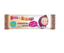 Гематоген Народный детский плюс Маша и медведь 25 г